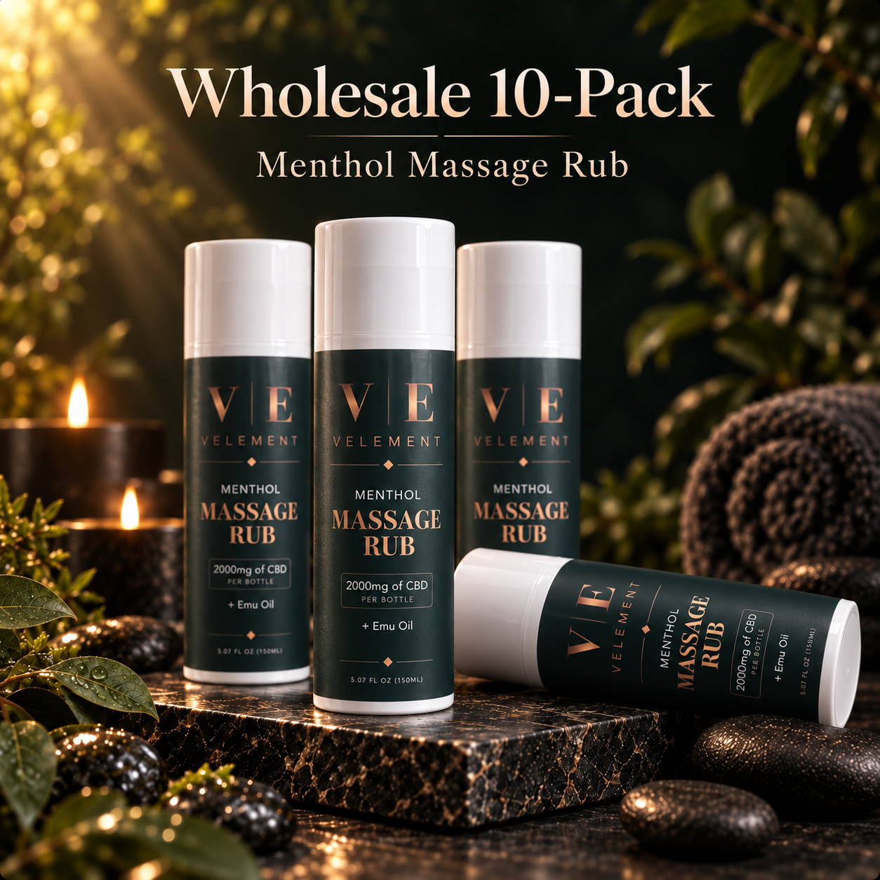 Wholesale 10-Pack – Menthol Massage Rub 5.07 oz
